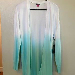 Vince Camuto Dip Dyed Cardigan